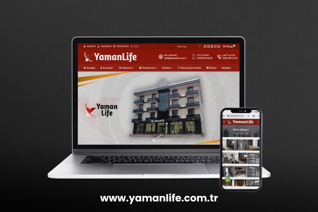 Yaman Life Otel Web Sayfası